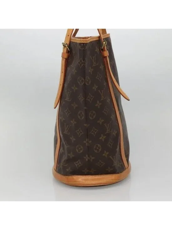 Authentic LOUIS VUITTON Monogram Bucket GM Shoulder Bag M42236 LV - Picture 10 of 16